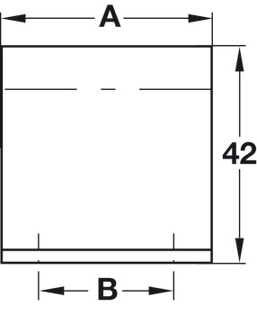 Meubelgrepen, kantgreep van aluminium