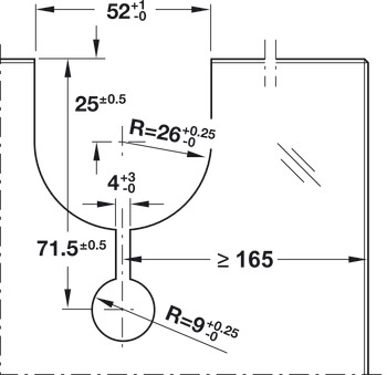 Schuifdeurbeslag, Hawa Junior 120 GP, garnituur