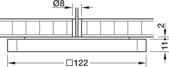 Plafond-Opbouwverlichtingen, Nimbus module Q 36 Connect ON 24 V multiwit