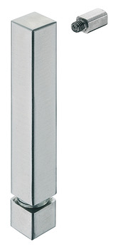 Relinghouder, legplankrelingsysteem, voor relingstang 8 x 8 mm, middensteun